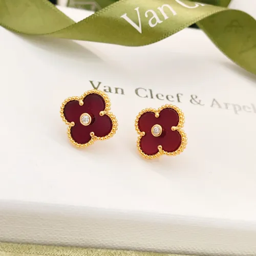 Replica Van Cleef & Arpels Earrings For Women #1406187 $25.00 USD for Wholesale