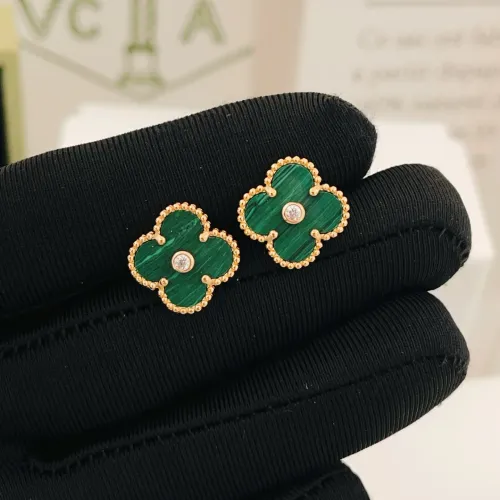 Replica Van Cleef & Arpels Earrings For Women #1406191 $25.00 USD for Wholesale