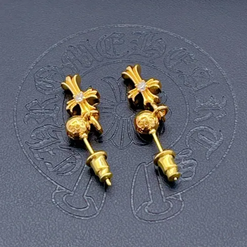 Replica Chrome Hearts Earrings #1406756 $25.00 USD for Wholesale