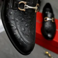 $82.00 USD Salvatore Ferragamo Leather Shoes For Men #1399116