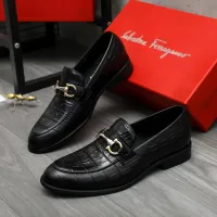 $82.00 USD Salvatore Ferragamo Leather Shoes For Men #1399117
