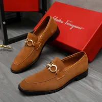 $80.00 USD Salvatore Ferragamo Leather Shoes For Men #1399134