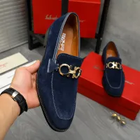 $80.00 USD Salvatore Ferragamo Leather Shoes For Men #1399135