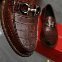 $125.00 USD Salvatore Ferragamo Leather Shoes For Men #1399161