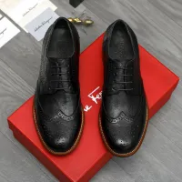 $125.00 USD Salvatore Ferragamo Leather Shoes For Men #1399168