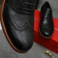 $125.00 USD Salvatore Ferragamo Leather Shoes For Men #1399170