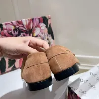 $118.00 USD Dolce & Gabbana D&G Leather Shoes For Women #1400753