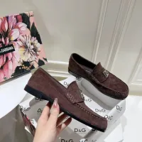 $118.00 USD Dolce & Gabbana D&G Leather Shoes For Women #1400754