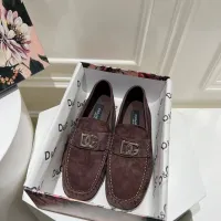 $118.00 USD Dolce & Gabbana D&G Leather Shoes For Women #1400754