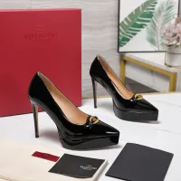 $125.00 USD Valentino High-Heeled Shoes For Women #1401130
