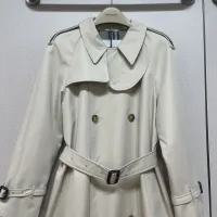 $202.00 USD Burberry Trench Coat Long Sleeved For Women #1403345