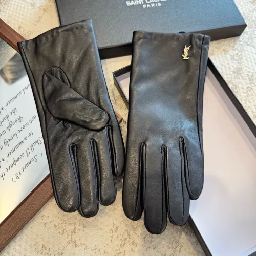 Replica Yves Saint Laurent Gloves For Women #1407599 $48.00 USD for Wholesale