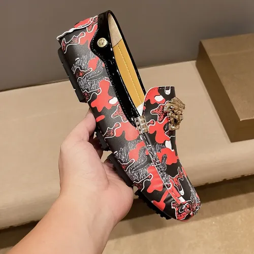 Replica Versace Leather Shoes For Men #1408364 $76.00 USD for Wholesale