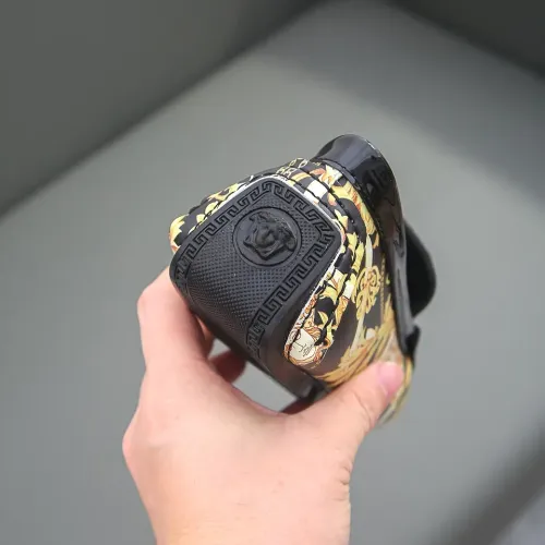 Replica Versace Leather Shoes For Men #1408366 $72.00 USD for Wholesale