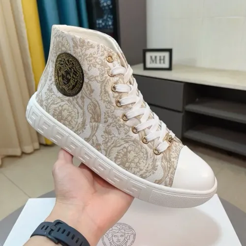 Replica Versace High Tops Shoes For Men #1408411 $80.00 USD for Wholesale