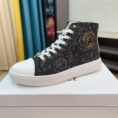 Replica Versace High Tops Shoes For Men #1408412 $80.00 USD for Wholesale