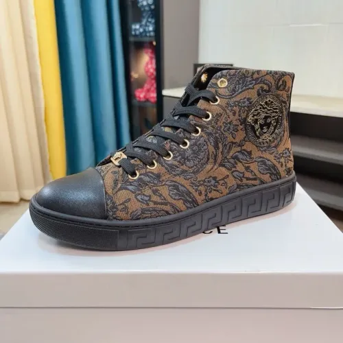 Replica Versace High Tops Shoes For Men #1408413 $80.00 USD for Wholesale