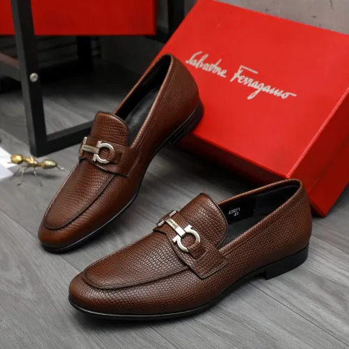 Salvatore Ferragamo Leather Shoes For Men #1408687