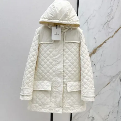Moncler Coats Long Sleeved For Women #1408773