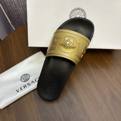 Replica Versace Slippers For Men #1408817 $48.00 USD for Wholesale