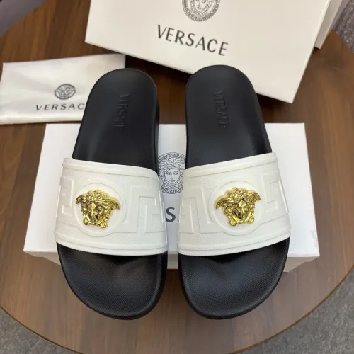 Replica Versace Slippers For Men #1408820 $48.00 USD for Wholesale