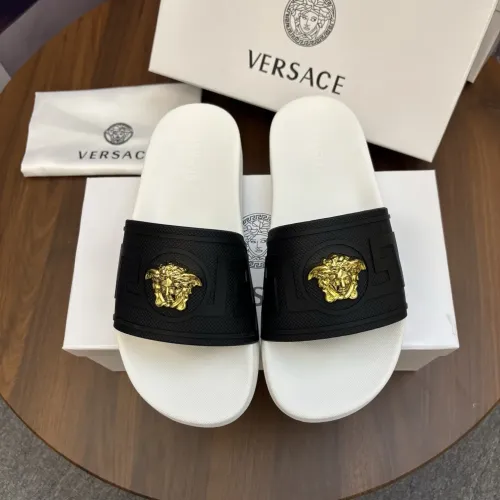 Replica Versace Slippers For Men #1408822 $48.00 USD for Wholesale