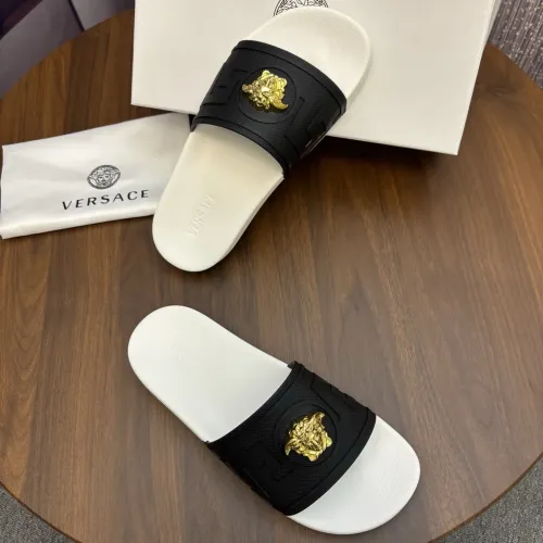 Replica Versace Slippers For Men #1408822 $48.00 USD for Wholesale
