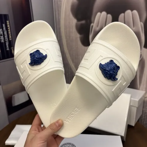 Replica Versace Slippers For Men #1408826 $48.00 USD for Wholesale