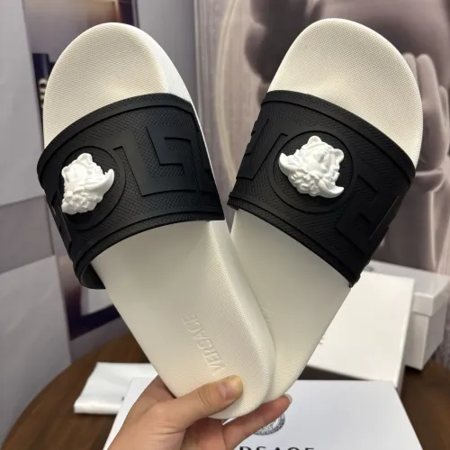 Replica Versace Slippers For Men #1408829 $48.00 USD for Wholesale