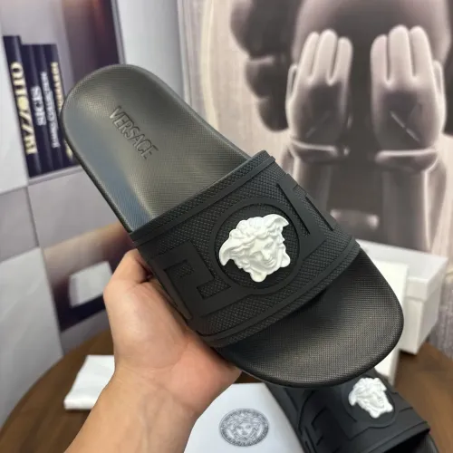 Replica Versace Slippers For Men #1408830 $48.00 USD for Wholesale