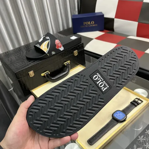 Replica Ralph Lauren Polo Slippers For Men #1408857 $42.00 USD for Wholesale