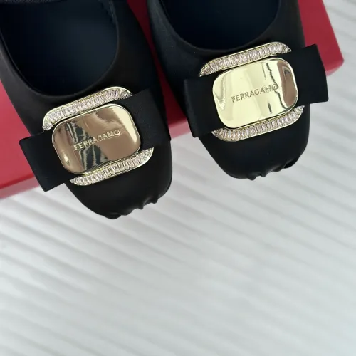 Replica Salvatore Ferragamo Flat Shoes For Women #1408912 $102.00 USD for Wholesale