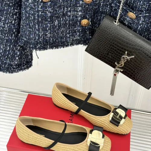 Replica Salvatore Ferragamo Flat Shoes For Women #1408915 $102.00 USD for Wholesale
