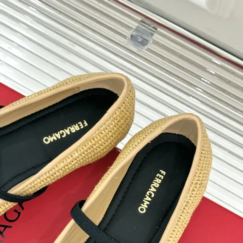 Replica Salvatore Ferragamo Flat Shoes For Women #1408915 $102.00 USD for Wholesale