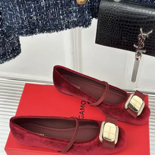 Replica Salvatore Ferragamo Flat Shoes For Women #1408917 $105.00 USD for Wholesale
