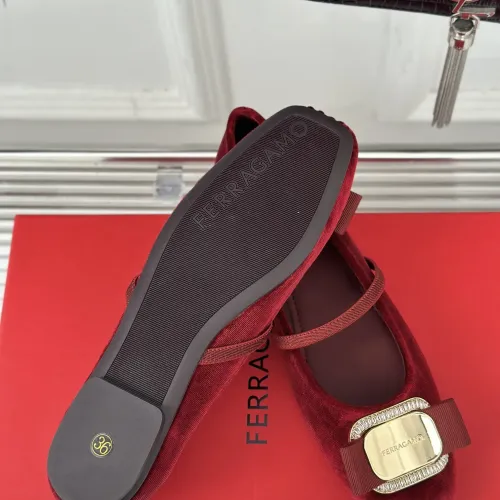 Replica Salvatore Ferragamo Flat Shoes For Women #1408917 $105.00 USD for Wholesale