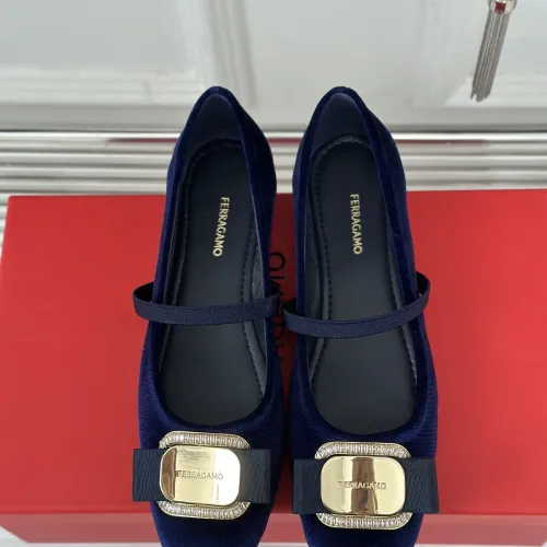 Replica Salvatore Ferragamo Flat Shoes For Women #1408918 $105.00 USD for Wholesale