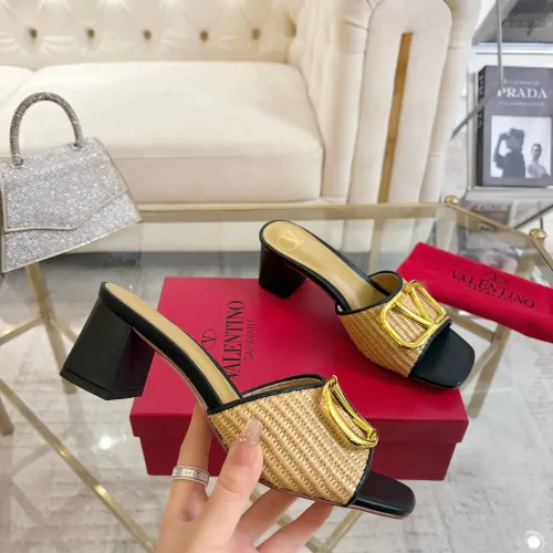 Replica Valentino Slippers For Women #1409018 $85.00 USD for Wholesale