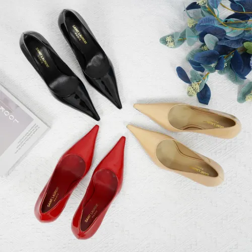 Replica Yves Saint Laurent YSL High-Heeled Shoes For Women #1409128 $105.00 USD for Wholesale
