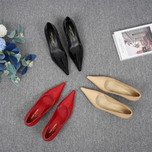 Replica Yves Saint Laurent YSL High-Heeled Shoes For Women #1409142 $105.00 USD for Wholesale