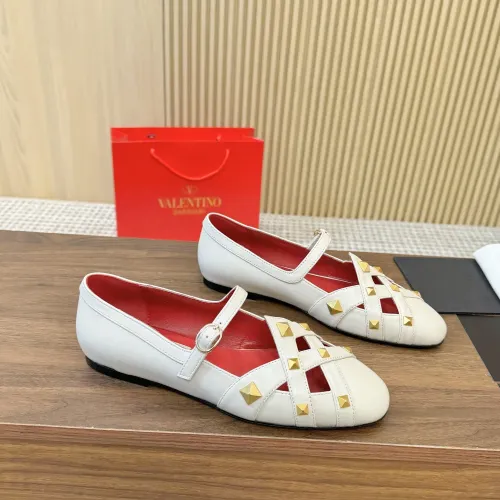 Replica Valentino Flat Shoes For Women #1409206 $105.00 USD for Wholesale