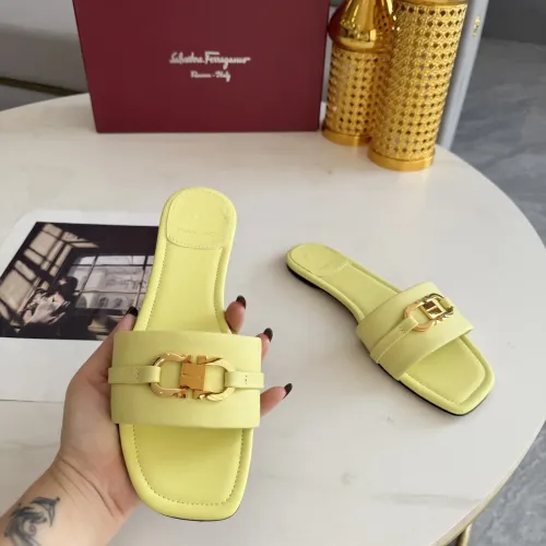 Replica Salvatore Ferragamo Slippers For Women #1409341 $82.00 USD for Wholesale