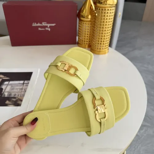 Replica Salvatore Ferragamo Slippers For Women #1409341 $82.00 USD for Wholesale