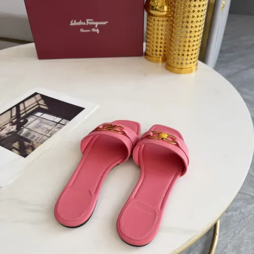 Replica Salvatore Ferragamo Slippers For Women #1409342 $82.00 USD for Wholesale