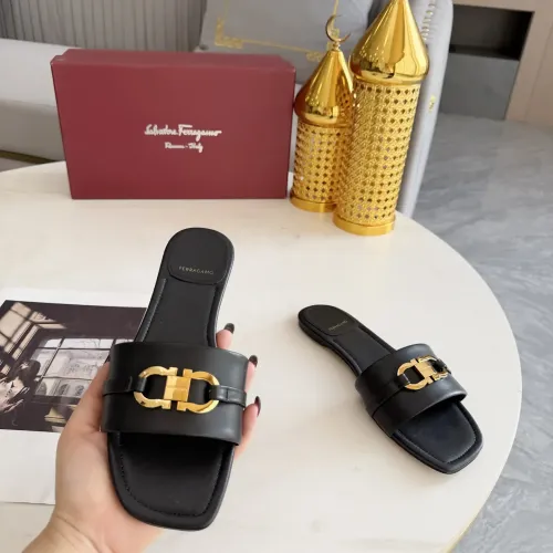 Replica Salvatore Ferragamo Slippers For Women #1409347 $82.00 USD for Wholesale