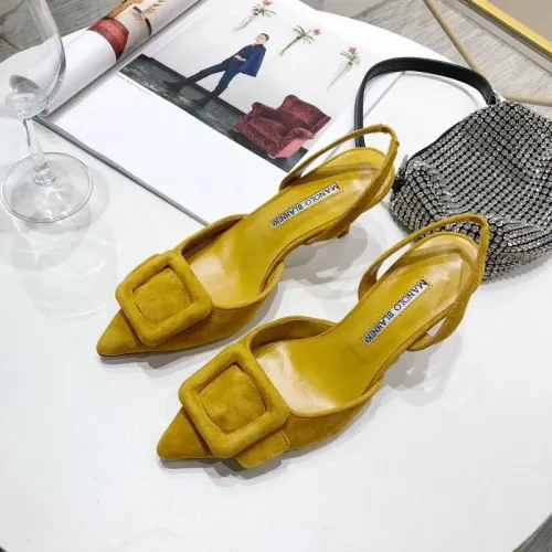 Replica Manolo Blahnik Sandals For Women #1409566 $98.00 USD for Wholesale