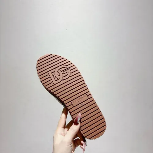 Replica Dolce & Gabbana D&G Slippers For Women #1409660 $88.00 USD for Wholesale