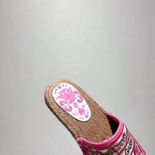 Replica Dolce & Gabbana D&G Slippers For Women #1409669 $88.00 USD for Wholesale