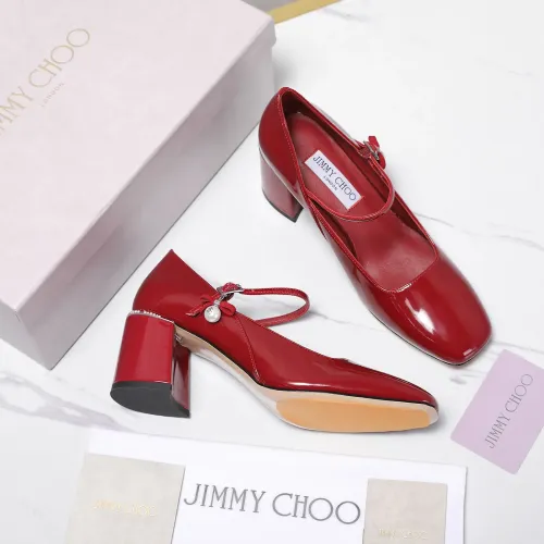 Replica Jimmy Choo High-Heeled Shoes For Women #1410073 $115.00 USD for Wholesale