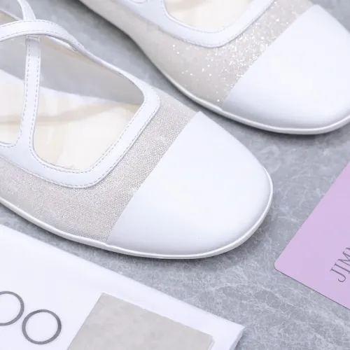 Replica Jimmy Choo Flat Shoes For Women #1410086 $108.00 USD for Wholesale